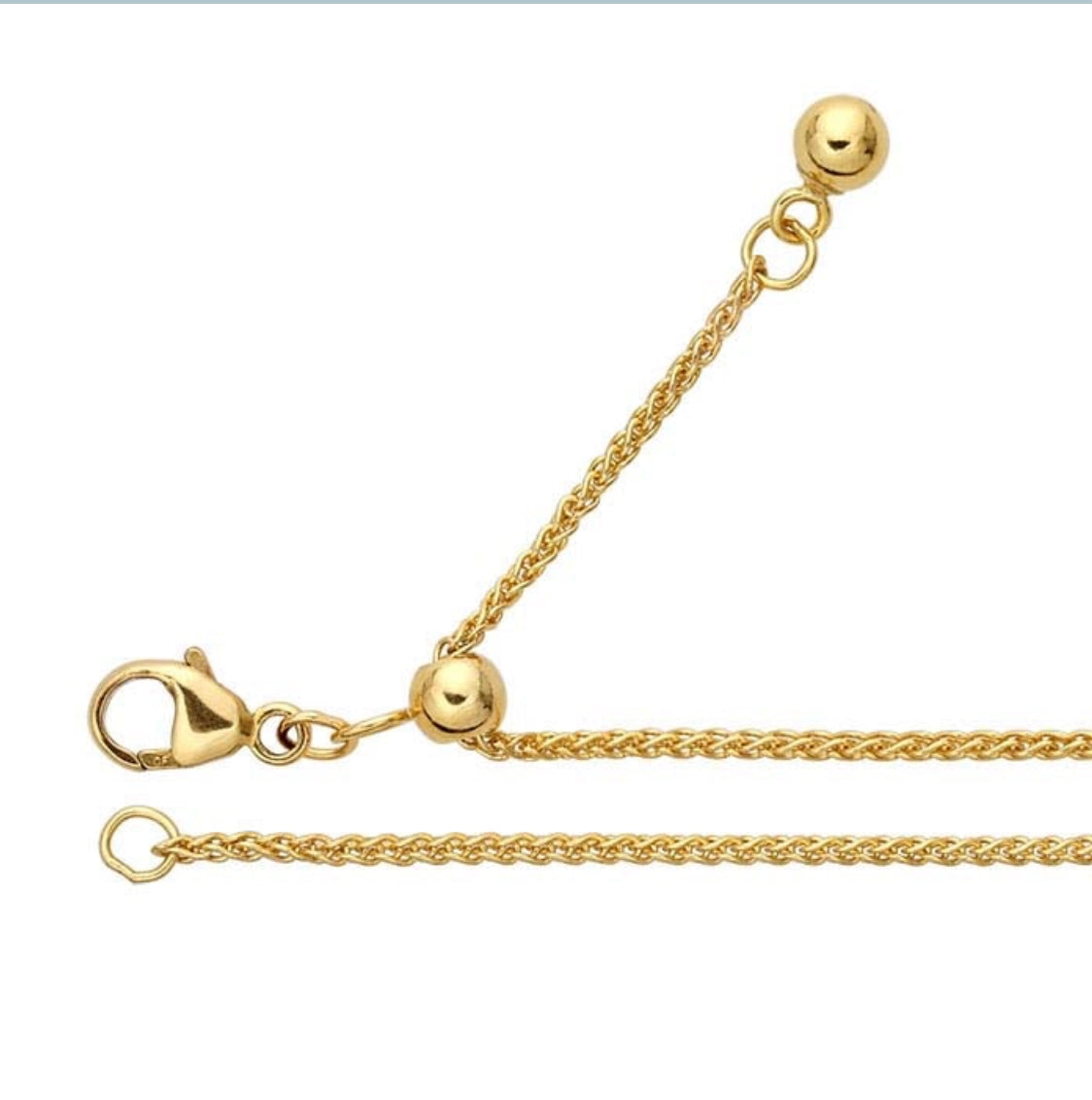 Premium 14K Gold-Filled Wheat Chain