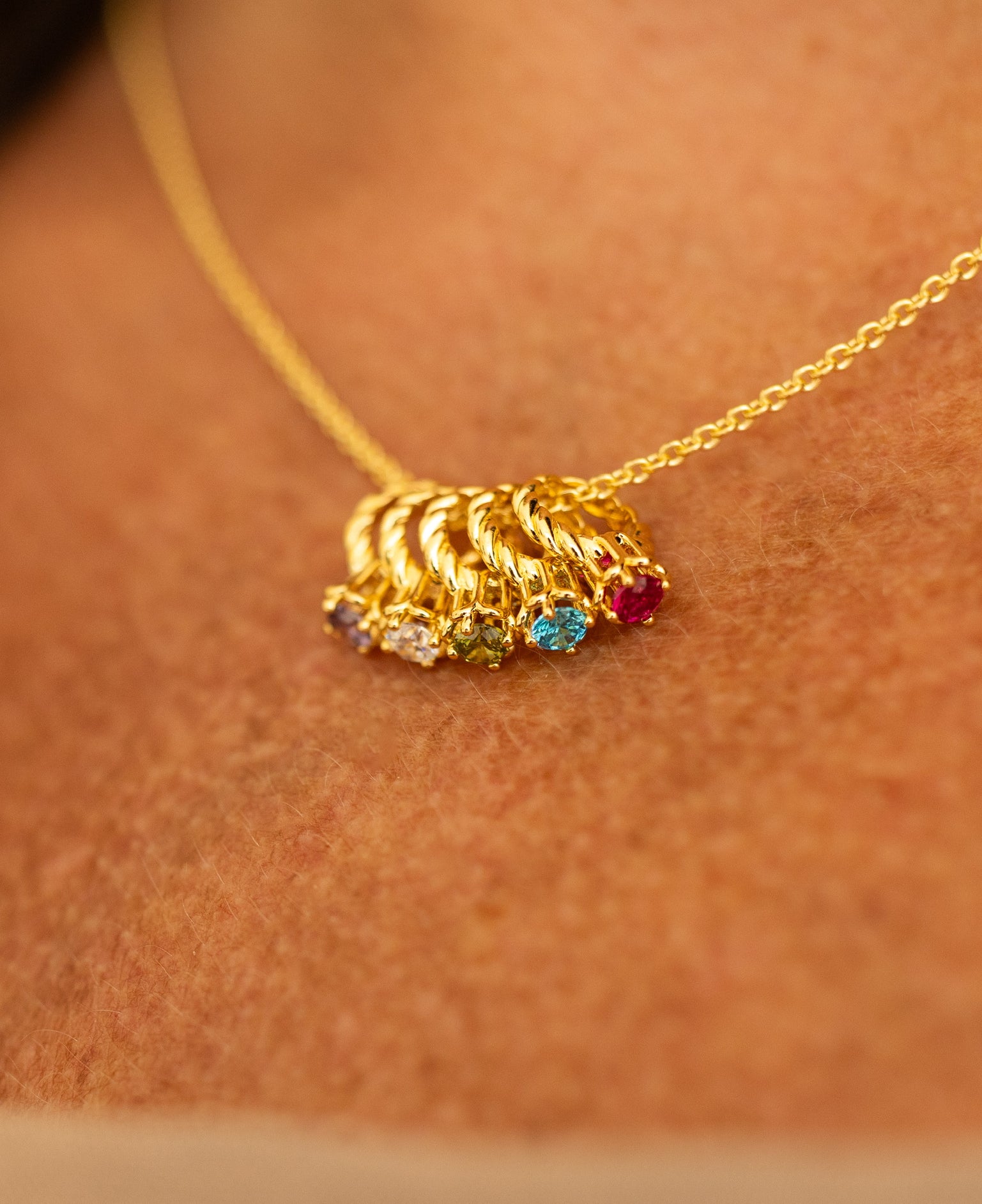 New! Tulip Ring Charms - Gold-Filled