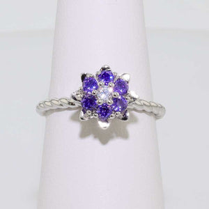 Large Tulip Rings™- Original Sterling Silver Birthstones