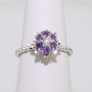 Large Tulip Rings™- Original Sterling Silver Birthstones