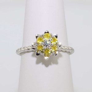 Large Tulip Rings™- Original Sterling Silver Birthstones