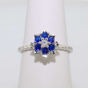 Large Tulip Rings™- Original Sterling Silver Birthstones