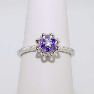 Small Tulip Rings™ - Original Sterling Silver Birthstones