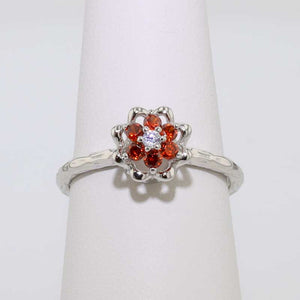 Small Tulip Rings™ - Original Sterling Silver Birthstones
