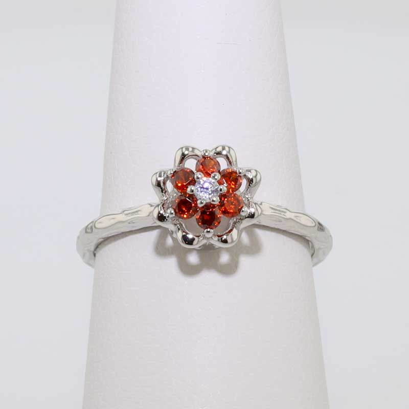 Small Tulip Rings™ - Original Sterling Silver Birthstones