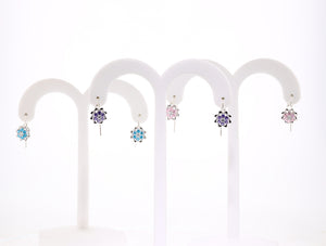 Tulip Dangle Earrings- Original Sterling Silver (.925)