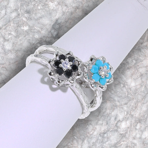 Unique Gemstone Tulip Rings Letney Jewelers