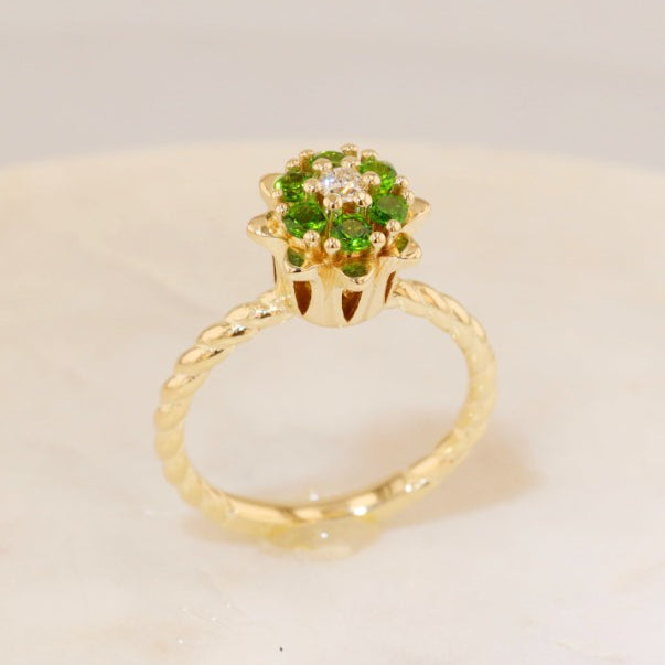 Large Tulip Rings™-14K Yellow Gold