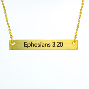 Horizontal Bar Necklace