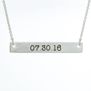 Horizontal Bar Necklace