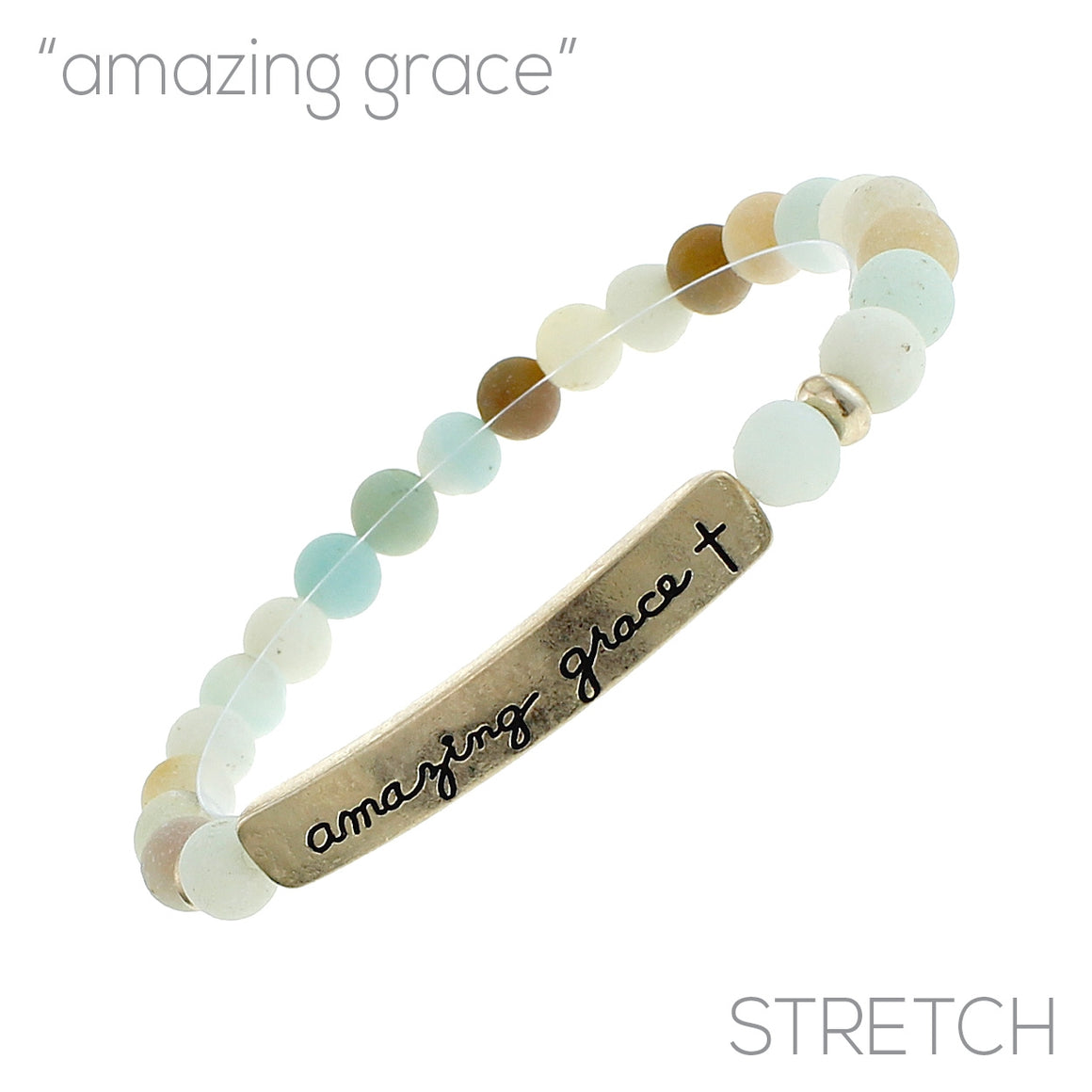 "Amazing Grace" Natural Stone Bracelet