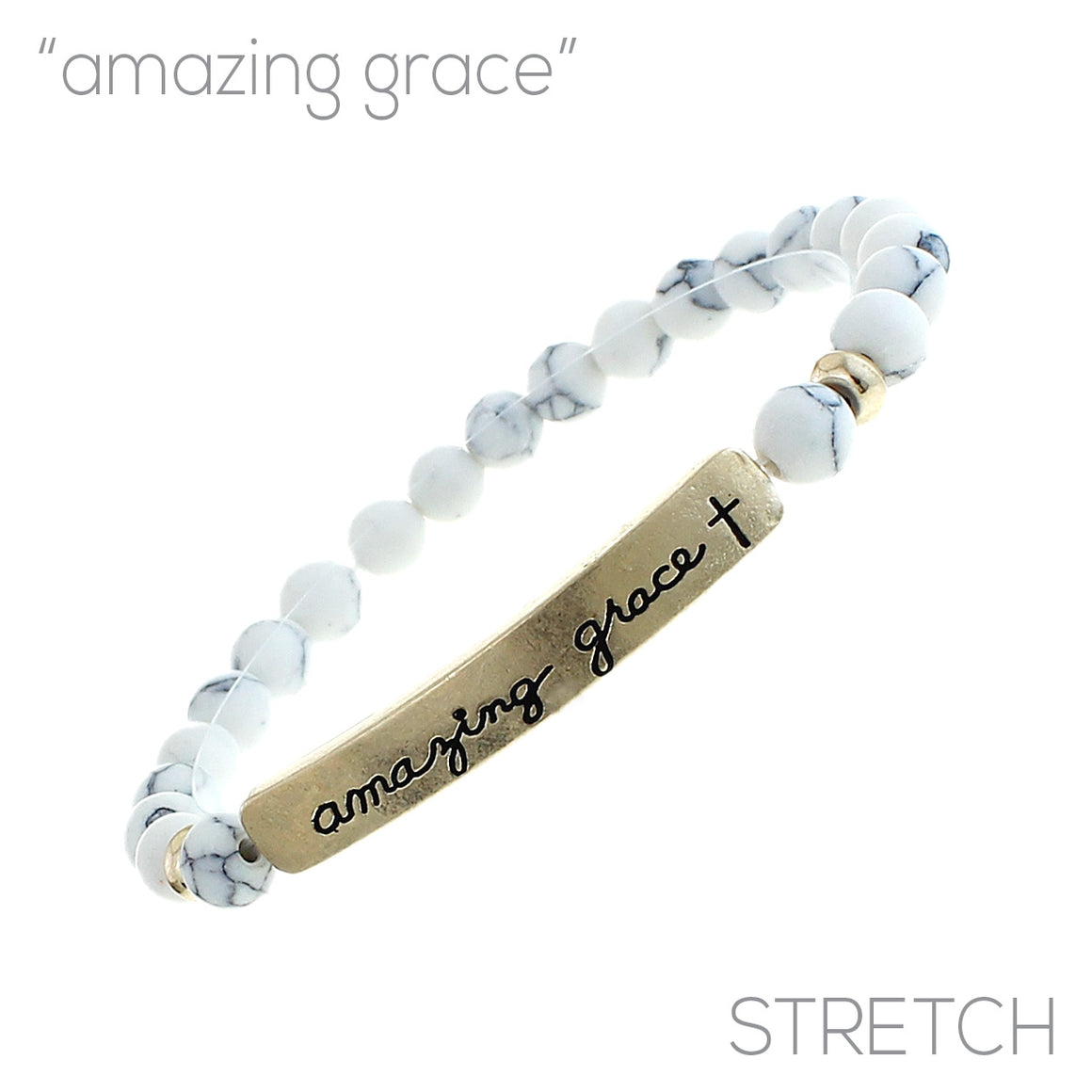"Amazing Grace" Natural Stone Bracelet