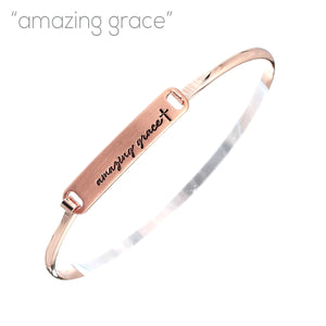 "Amazing Grace" - Hinged Bangle