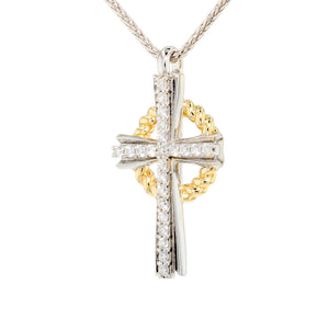 "Grace" Diamond Cross