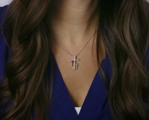 "Resurrection" Diamond Cross