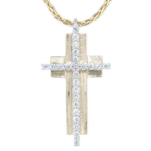 "Rock" Diamond Cross