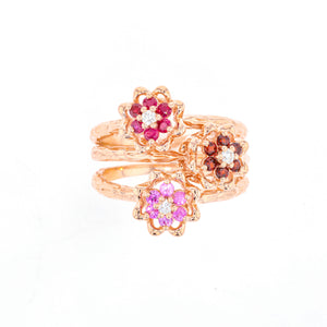 Tulip Rings - 10K Rose Gold